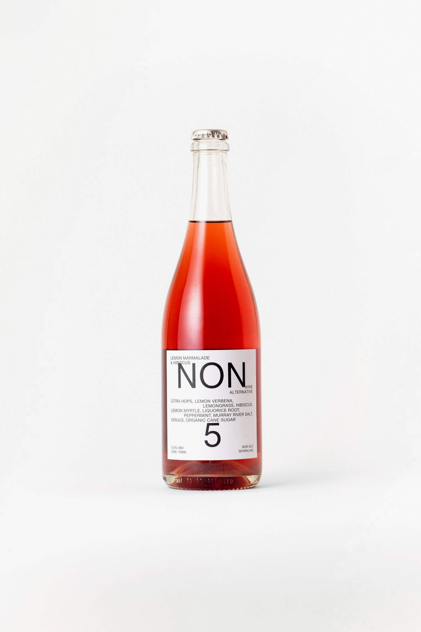 NON5 Lemon Marmalade & Hibiscus bottle front