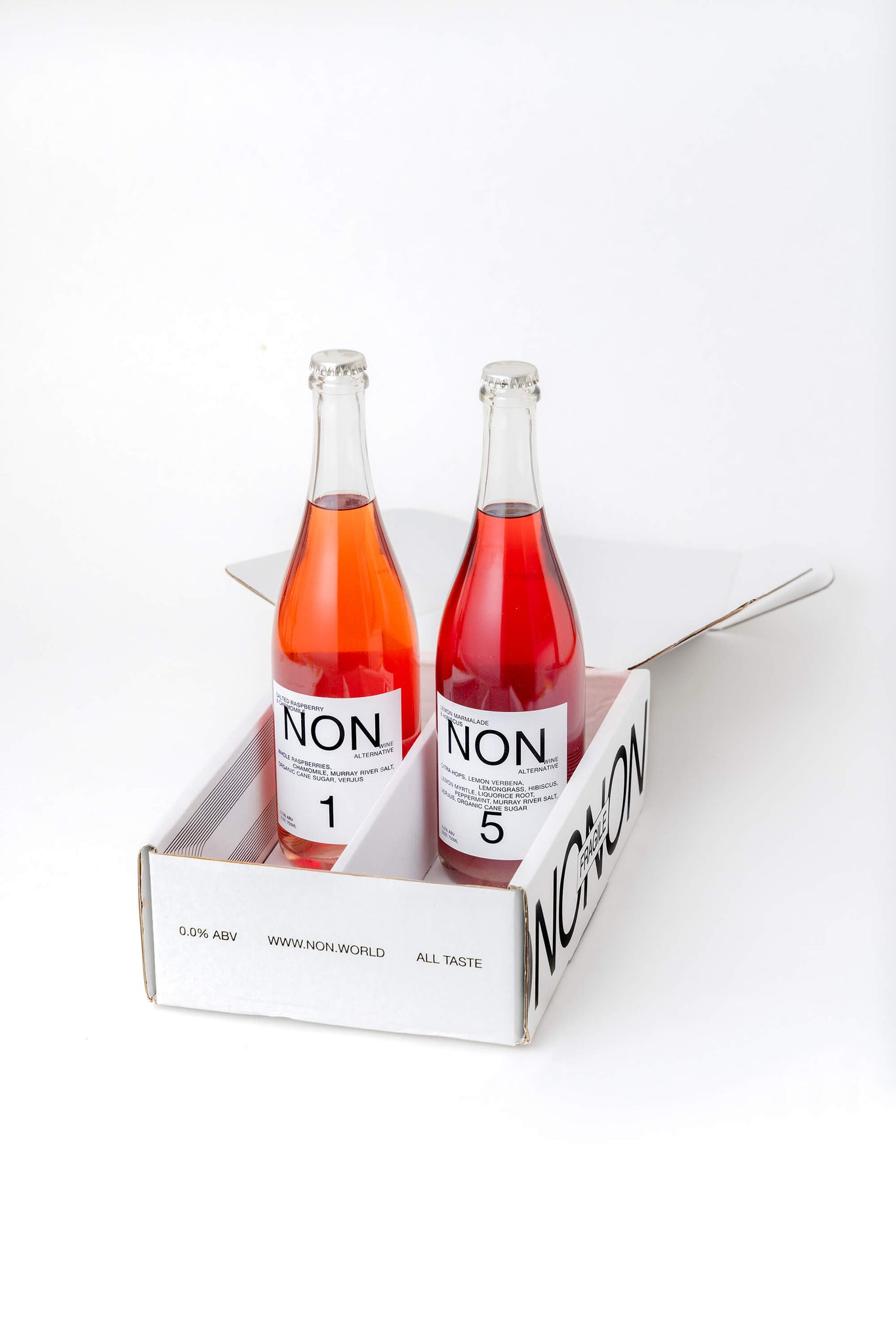 NON Blush Set 2-pack packaging NON1 NON5 Standing Up
