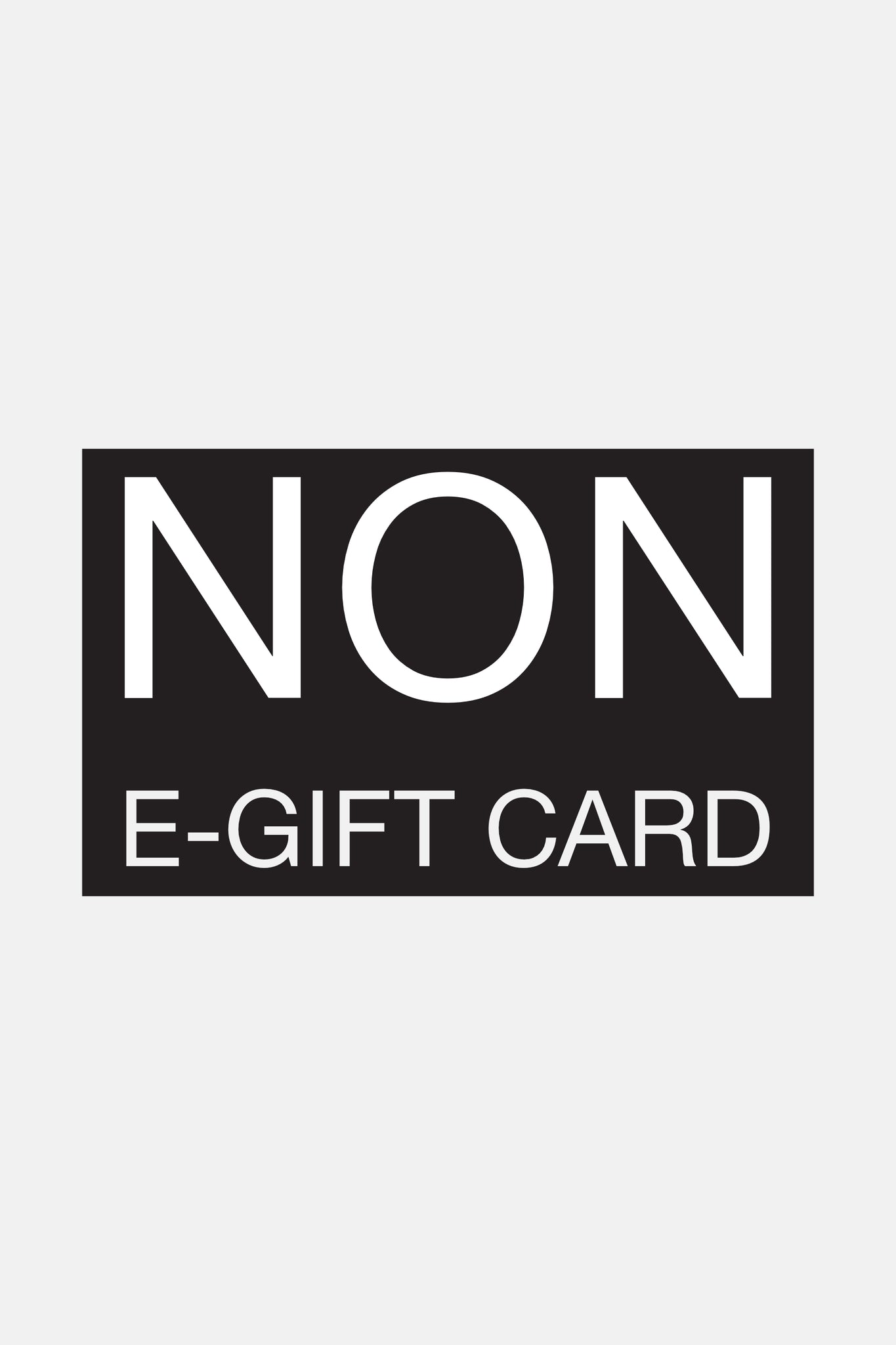 NON Gift Card