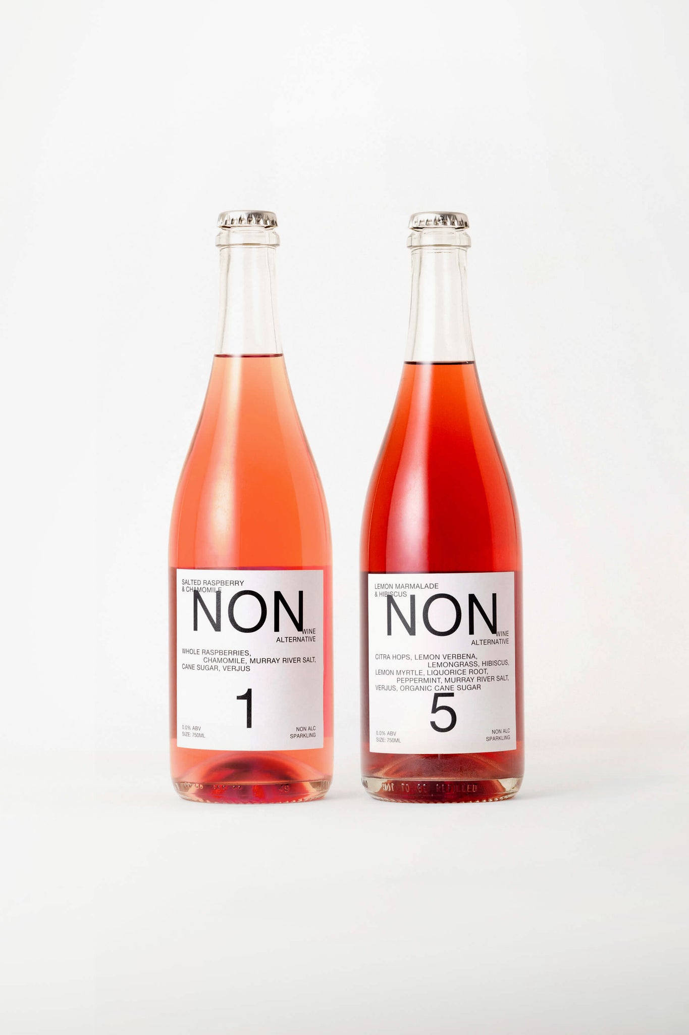 The Blush Set Bottles non-alcoholic drinks