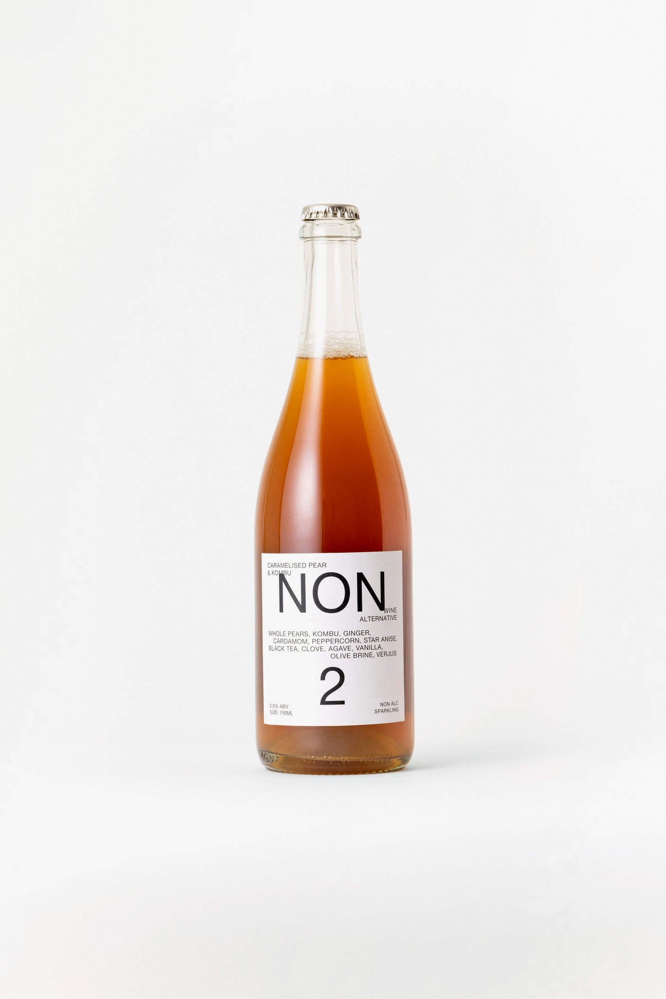 NON2 Caramelised Pear & Kombu Bottle front