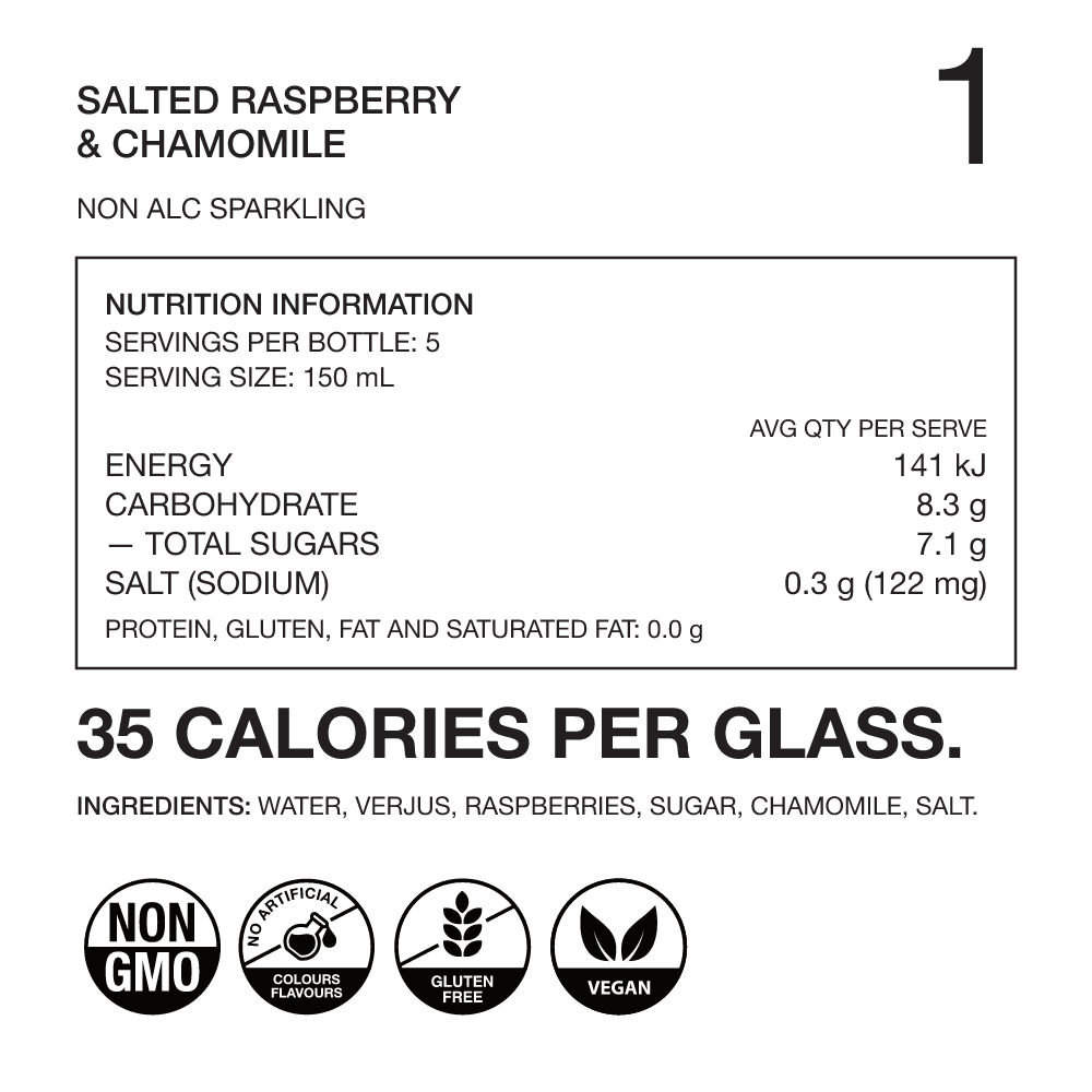 NON1 Salted Raspberry & Chamomile
