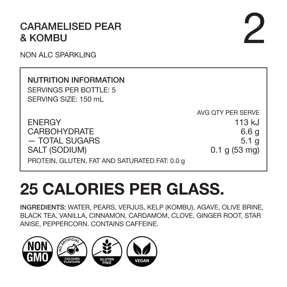 NON2 Caramelised Pear & Kombu