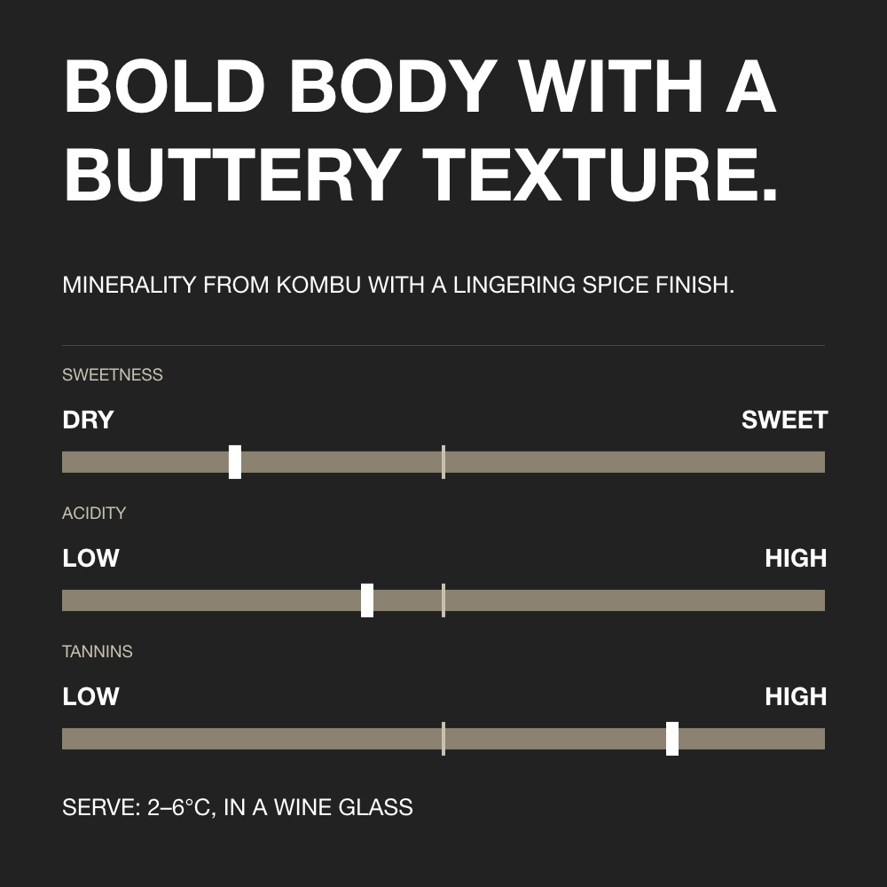 NON2 Caramelised Pear & Kombu taste profile