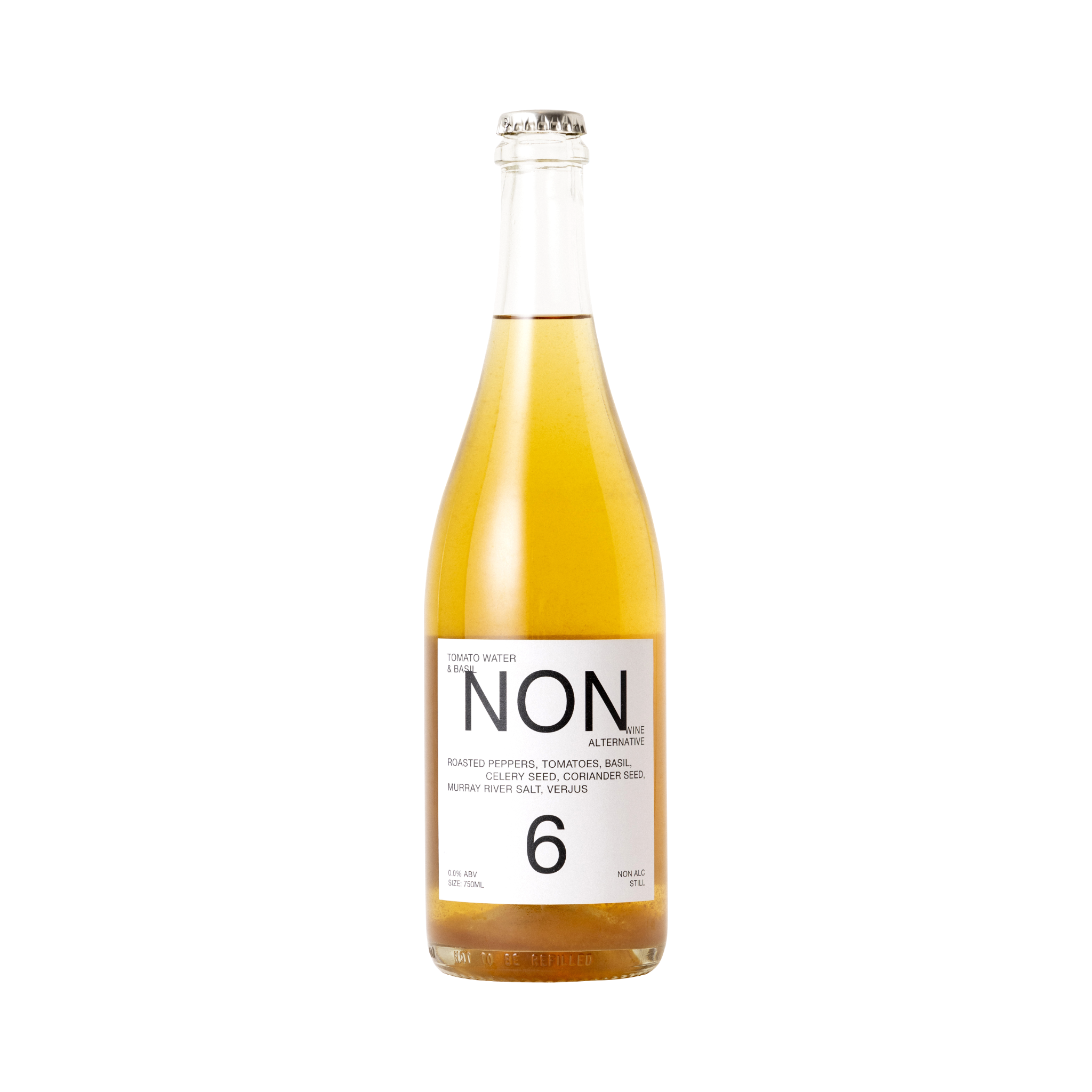 NON6 Tomato Water & Basil bottle