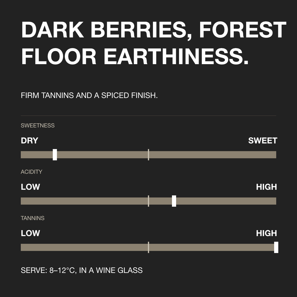 NON9 Oaked Blackberry & Plum taste profile